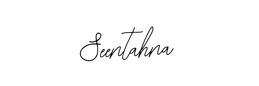 Bearetta-2O07w is a professional signature style that is perfect for those who want to add a touch of class to their signature. It is also a great choice for those who want to make their signature more unique. Get Seentahna name to fancy signature for free. Seentahna signature style 12 images and pictures png