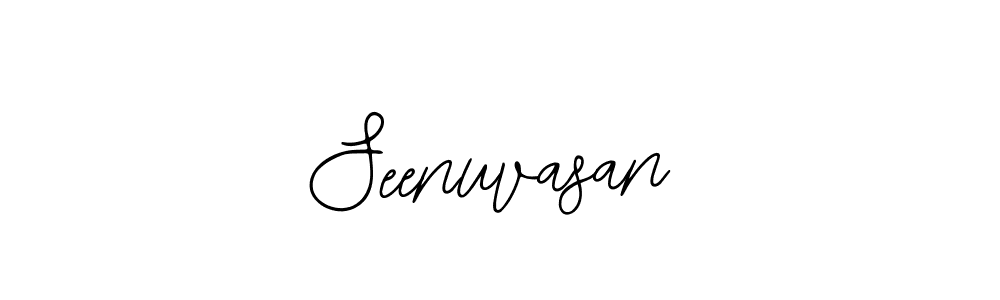 The best way (Bearetta-2O07w) to make a short signature is to pick only two or three words in your name. The name Seenuvasan include a total of six letters. For converting this name. Seenuvasan signature style 12 images and pictures png