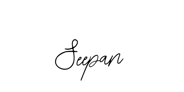 if you are searching for the best signature style for your name Seepan. so please give up your signature search. here we have designed multiple signature styles  using Bearetta-2O07w. Seepan signature style 12 images and pictures png