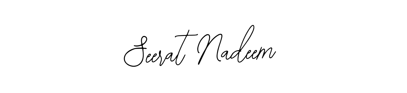 if you are searching for the best signature style for your name Seerat Nadeem. so please give up your signature search. here we have designed multiple signature styles  using Bearetta-2O07w. Seerat Nadeem signature style 12 images and pictures png