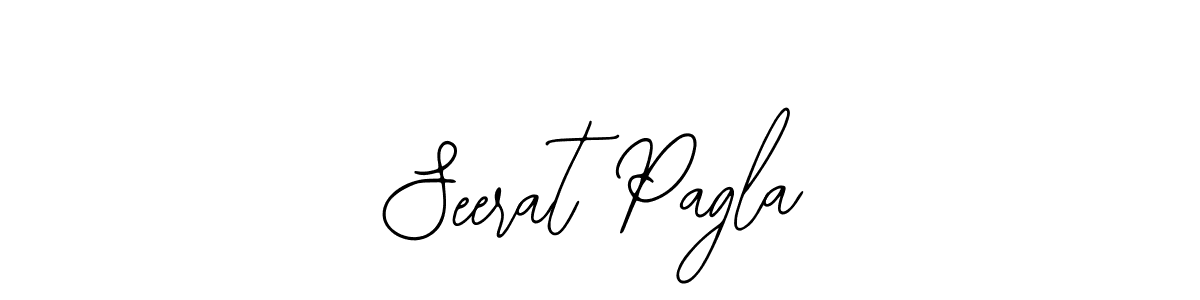 Create a beautiful signature design for name Seerat Pagla. With this signature (Bearetta-2O07w) fonts, you can make a handwritten signature for free. Seerat Pagla signature style 12 images and pictures png