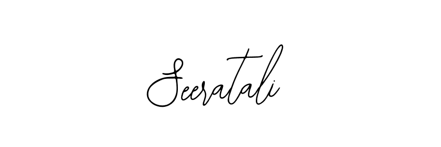 Use a signature maker to create a handwritten signature online. With this signature software, you can design (Bearetta-2O07w) your own signature for name Seeratali. Seeratali signature style 12 images and pictures png