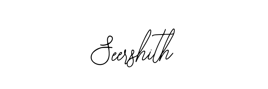 How to make Seershith signature? Bearetta-2O07w is a professional autograph style. Create handwritten signature for Seershith name. Seershith signature style 12 images and pictures png