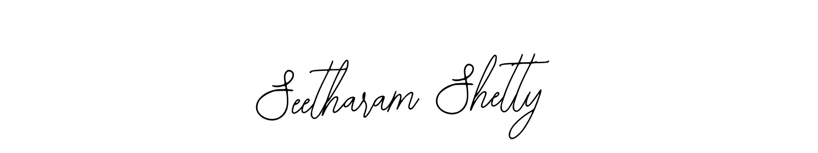 You should practise on your own different ways (Bearetta-2O07w) to write your name (Seetharam Shetty) in signature. don't let someone else do it for you. Seetharam Shetty signature style 12 images and pictures png