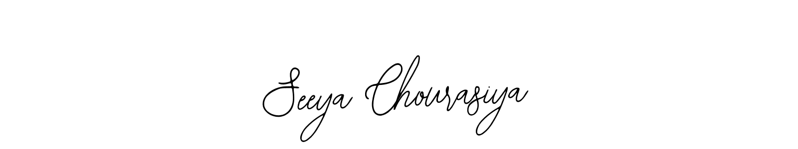 You can use this online signature creator to create a handwritten signature for the name Seeya Chourasiya. This is the best online autograph maker. Seeya Chourasiya signature style 12 images and pictures png