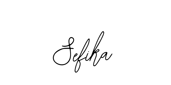 Sefika stylish signature style. Best Handwritten Sign (Bearetta-2O07w) for my name. Handwritten Signature Collection Ideas for my name Sefika. Sefika signature style 12 images and pictures png