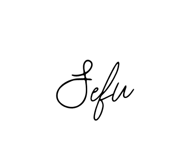 You should practise on your own different ways (Bearetta-2O07w) to write your name (Sefu) in signature. don't let someone else do it for you. Sefu signature style 12 images and pictures png