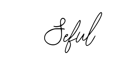 Transform the name Seful into a signature masterpiece using Bearetta-2O07w font. Ideal for photographers, artists, and creators looking for watermarks. Seful signature style 12 images and pictures png