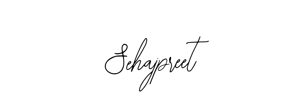 How to make Sehajpreet name signature. Use Bearetta-2O07w style for creating short signs online. This is the latest handwritten sign. Sehajpreet signature style 12 images and pictures png