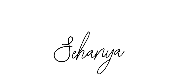 How to make Sehanya name signature. Use Bearetta-2O07w style for creating short signs online. This is the latest handwritten sign. Sehanya signature style 12 images and pictures png