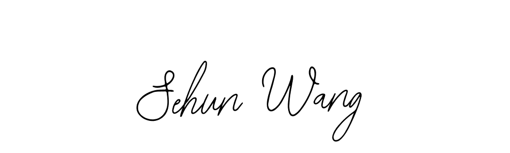 See photos of Sehun Wang official signature by Spectra . Check more albums & portfolios. Read reviews & check more about Bearetta-2O07w font. Sehun Wang signature style 12 images and pictures png