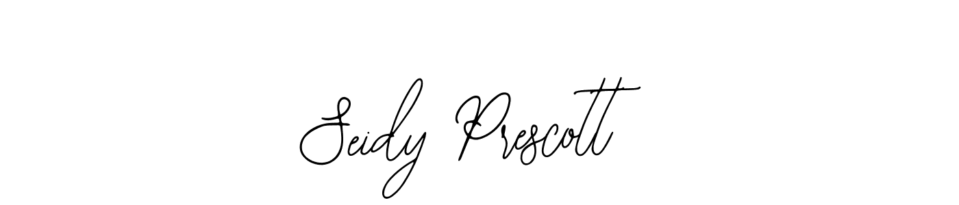 Make a beautiful signature design for name Seidy Prescott. With this signature (Bearetta-2O07w) style, you can create a handwritten signature for free. Seidy Prescott signature style 12 images and pictures png