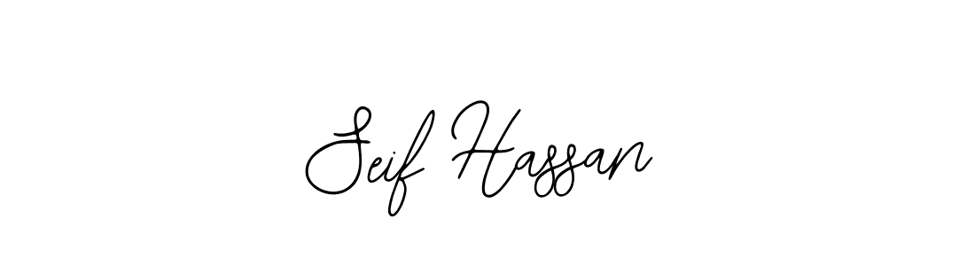 Seif Hassan stylish signature style. Best Handwritten Sign (Bearetta-2O07w) for my name. Handwritten Signature Collection Ideas for my name Seif Hassan. Seif Hassan signature style 12 images and pictures png