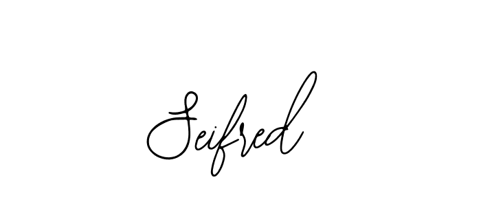 Seifred stylish signature style. Best Handwritten Sign (Bearetta-2O07w) for my name. Handwritten Signature Collection Ideas for my name Seifred. Seifred signature style 12 images and pictures png
