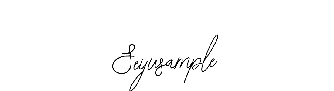 The best way (Bearetta-2O07w) to make a short signature is to pick only two or three words in your name. The name Seijusample include a total of six letters. For converting this name. Seijusample signature style 12 images and pictures png