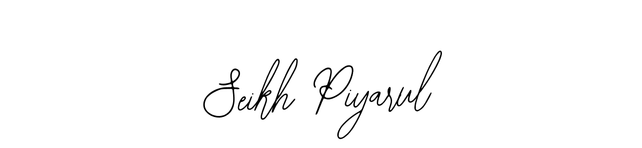 Design your own signature with our free online signature maker. With this signature software, you can create a handwritten (Bearetta-2O07w) signature for name Seikh Piyarul. Seikh Piyarul signature style 12 images and pictures png