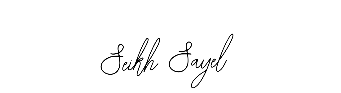 The best way (Bearetta-2O07w) to make a short signature is to pick only two or three words in your name. The name Seikh Sayel include a total of six letters. For converting this name. Seikh Sayel signature style 12 images and pictures png