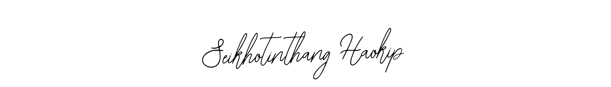 Make a short Seikhotinthang Haokip signature style. Manage your documents anywhere anytime using Bearetta-2O07w. Create and add eSignatures, submit forms, share and send files easily. Seikhotinthang Haokip signature style 12 images and pictures png