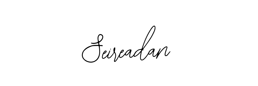 Design your own signature with our free online signature maker. With this signature software, you can create a handwritten (Bearetta-2O07w) signature for name Seireadan. Seireadan signature style 12 images and pictures png