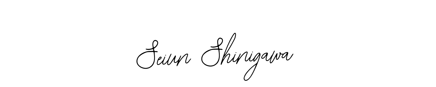Create a beautiful signature design for name Seiun Shinigawa. With this signature (Bearetta-2O07w) fonts, you can make a handwritten signature for free. Seiun Shinigawa signature style 12 images and pictures png