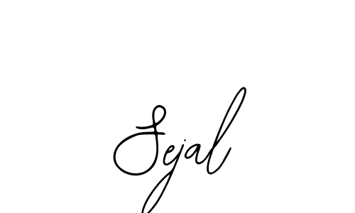 How to make Sejal name signature. Use Bearetta-2O07w style for creating short signs online. This is the latest handwritten sign. Sejal signature style 12 images and pictures png