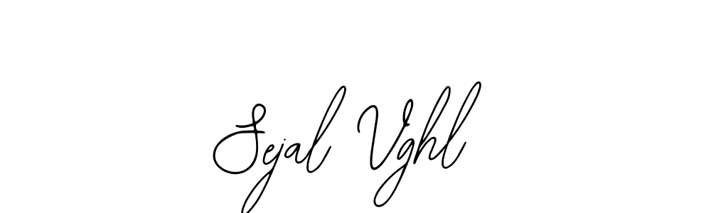 Design your own signature with our free online signature maker. With this signature software, you can create a handwritten (Bearetta-2O07w) signature for name Sejal Vghl. Sejal Vghl signature style 12 images and pictures png