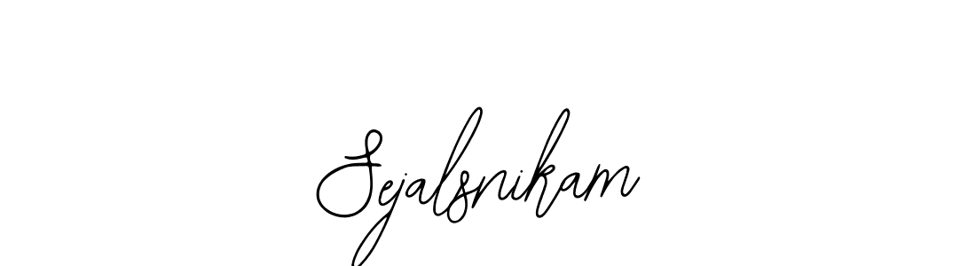 Similarly Bearetta-2O07w is the best handwritten signature design. Signature creator online .You can use it as an online autograph creator for name Sejalsnikam. Sejalsnikam signature style 12 images and pictures png