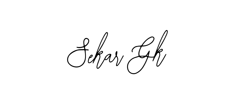 Also we have Sekar Gk name is the best signature style. Create professional handwritten signature collection using Bearetta-2O07w autograph style. Sekar Gk signature style 12 images and pictures png