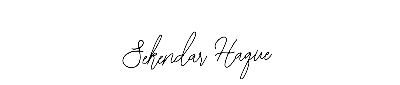 Design your own signature with our free online signature maker. With this signature software, you can create a handwritten (Bearetta-2O07w) signature for name Sekendar Haque. Sekendar Haque signature style 12 images and pictures png