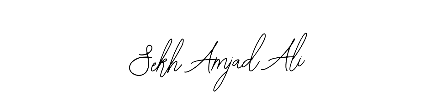 Similarly Bearetta-2O07w is the best handwritten signature design. Signature creator online .You can use it as an online autograph creator for name Sekh Amjad Ali. Sekh Amjad Ali signature style 12 images and pictures png