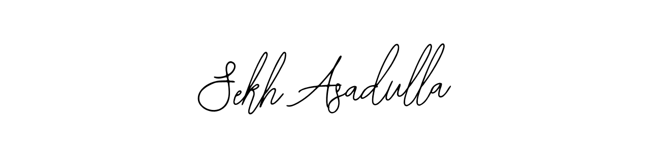This is the best signature style for the Sekh Asadulla name. Also you like these signature font (Bearetta-2O07w). Mix name signature. Sekh Asadulla signature style 12 images and pictures png
