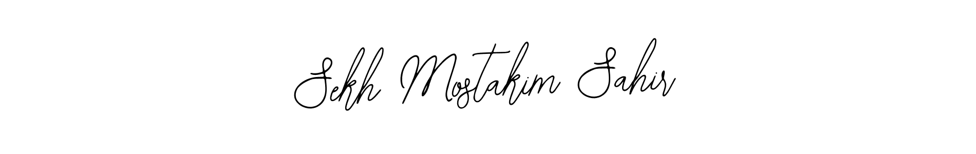 Make a beautiful signature design for name Sekh Mostakim Sahir. With this signature (Bearetta-2O07w) style, you can create a handwritten signature for free. Sekh Mostakim Sahir signature style 12 images and pictures png