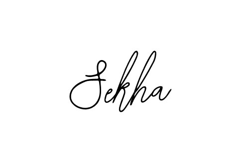 Use a signature maker to create a handwritten signature online. With this signature software, you can design (Bearetta-2O07w) your own signature for name Sekha. Sekha signature style 12 images and pictures png