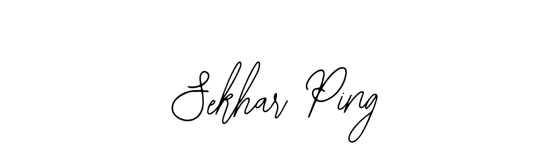 Similarly Bearetta-2O07w is the best handwritten signature design. Signature creator online .You can use it as an online autograph creator for name Sekhar Ping. Sekhar Ping signature style 12 images and pictures png