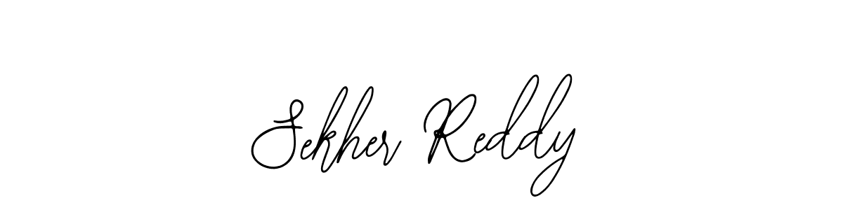 Make a beautiful signature design for name Sekher Reddy. With this signature (Bearetta-2O07w) style, you can create a handwritten signature for free. Sekher Reddy signature style 12 images and pictures png