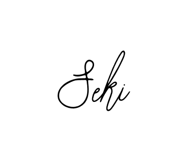 How to make Seki name signature. Use Bearetta-2O07w style for creating short signs online. This is the latest handwritten sign. Seki signature style 12 images and pictures png