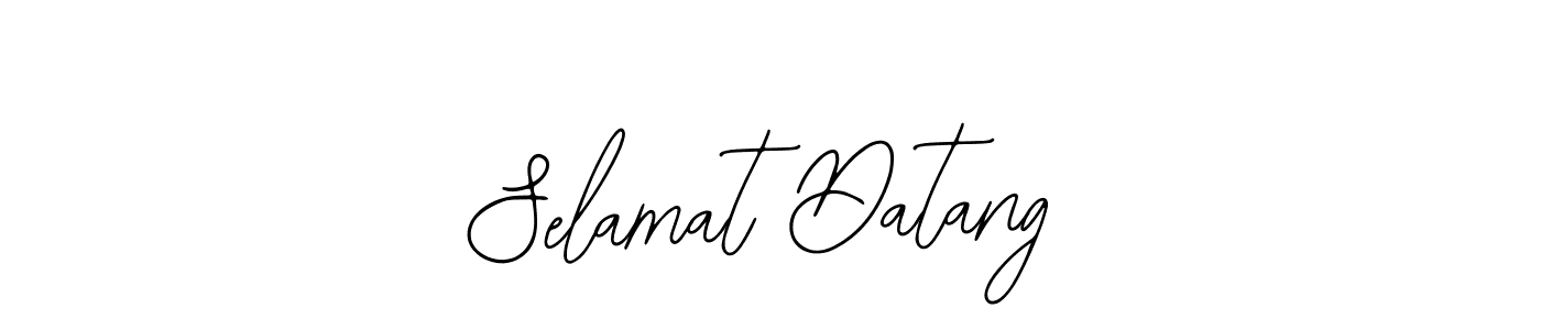 Selamat Datang stylish signature style. Best Handwritten Sign (Bearetta-2O07w) for my name. Handwritten Signature Collection Ideas for my name Selamat Datang. Selamat Datang signature style 12 images and pictures png