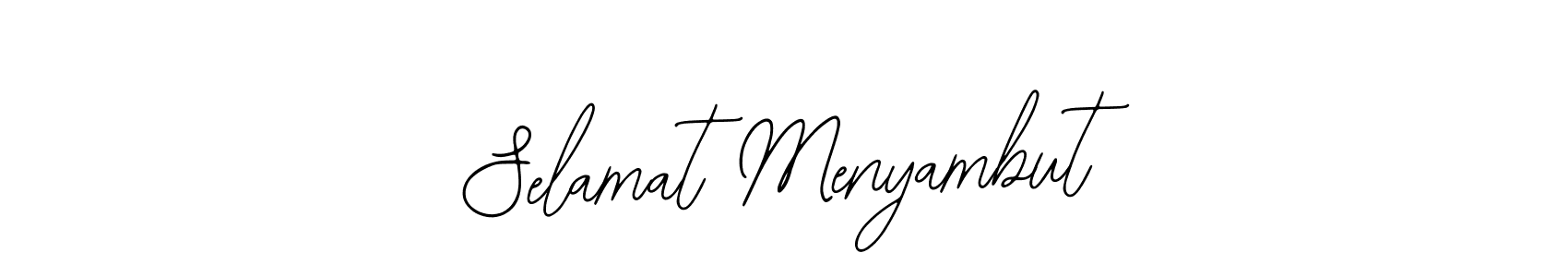Also we have Selamat Menyambut name is the best signature style. Create professional handwritten signature collection using Bearetta-2O07w autograph style. Selamat Menyambut signature style 12 images and pictures png