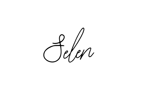 Make a beautiful signature design for name Selen. With this signature (Bearetta-2O07w) style, you can create a handwritten signature for free. Selen signature style 12 images and pictures png