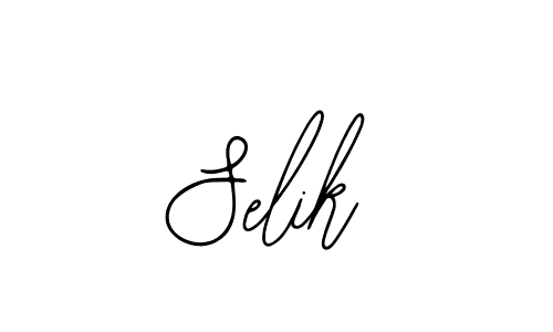 Selik stylish signature style. Best Handwritten Sign (Bearetta-2O07w) for my name. Handwritten Signature Collection Ideas for my name Selik. Selik signature style 12 images and pictures png