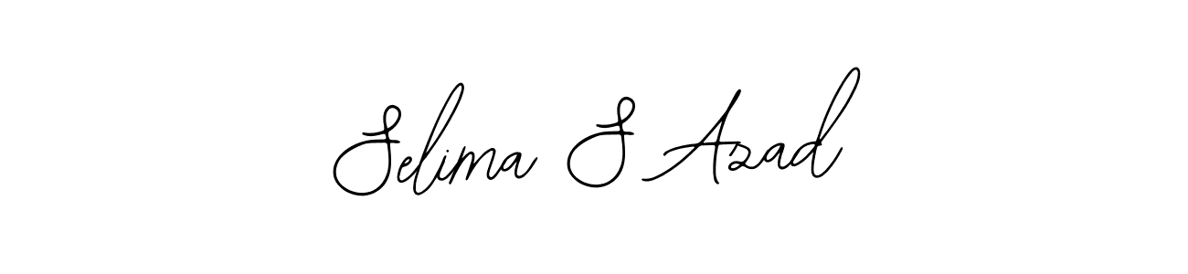 It looks lik you need a new signature style for name Selima S Azad. Design unique handwritten (Bearetta-2O07w) signature with our free signature maker in just a few clicks. Selima S Azad signature style 12 images and pictures png