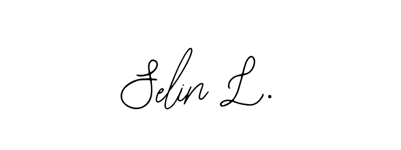 Design your own signature with our free online signature maker. With this signature software, you can create a handwritten (Bearetta-2O07w) signature for name Selin L.. Selin L. signature style 12 images and pictures png