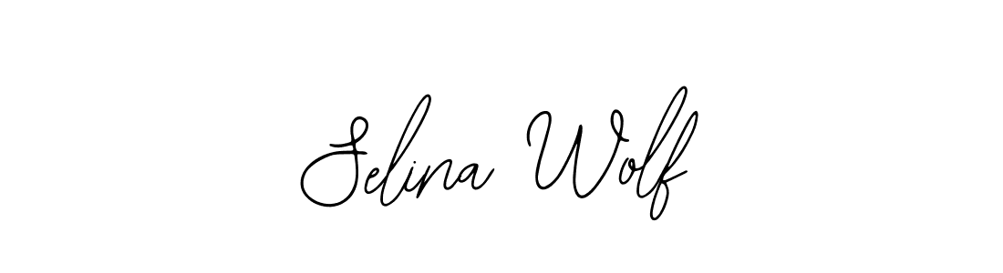 Use a signature maker to create a handwritten signature online. With this signature software, you can design (Bearetta-2O07w) your own signature for name Selina Wolf. Selina Wolf signature style 12 images and pictures png