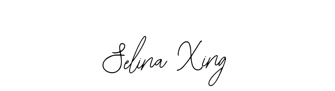 Selina Xing stylish signature style. Best Handwritten Sign (Bearetta-2O07w) for my name. Handwritten Signature Collection Ideas for my name Selina Xing. Selina Xing signature style 12 images and pictures png