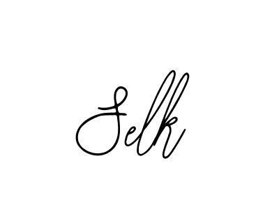 How to make Selk signature? Bearetta-2O07w is a professional autograph style. Create handwritten signature for Selk name. Selk signature style 12 images and pictures png