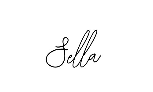 How to make Sella signature? Bearetta-2O07w is a professional autograph style. Create handwritten signature for Sella name. Sella signature style 12 images and pictures png