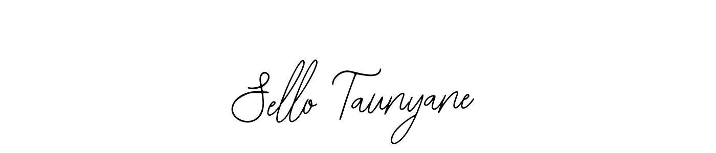 The best way (Bearetta-2O07w) to make a short signature is to pick only two or three words in your name. The name Sello Taunyane include a total of six letters. For converting this name. Sello Taunyane signature style 12 images and pictures png