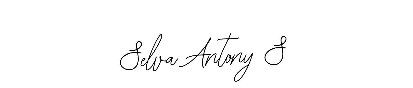 It looks lik you need a new signature style for name Selva Antony S. Design unique handwritten (Bearetta-2O07w) signature with our free signature maker in just a few clicks. Selva Antony S signature style 12 images and pictures png