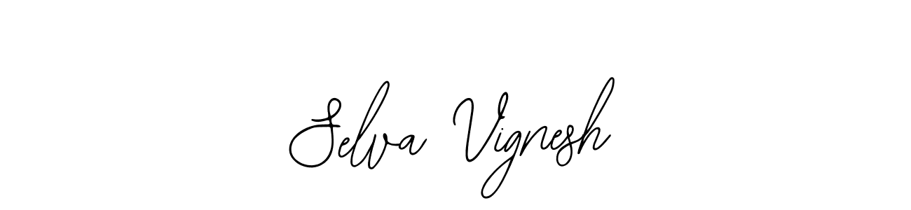 Create a beautiful signature design for name Selva Vignesh. With this signature (Bearetta-2O07w) fonts, you can make a handwritten signature for free. Selva Vignesh signature style 12 images and pictures png