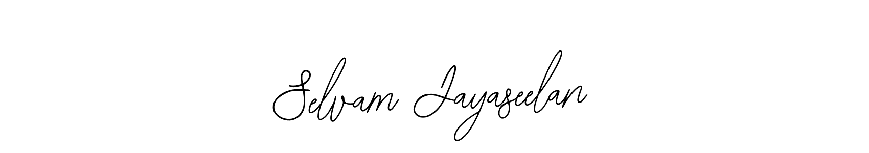 Make a beautiful signature design for name Selvam Jayaseelan. With this signature (Bearetta-2O07w) style, you can create a handwritten signature for free. Selvam Jayaseelan signature style 12 images and pictures png